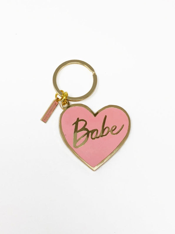 Babe Heart Keychain by Idlewild Co.