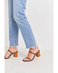 The Terri Clean High Rise Straight Leg Jeans by Just Black Denim - Light Wash