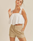 The Wait a Minute Ribbon Strap Cami