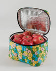 The Flowerbed Puffy Lunch Bag by Baggu