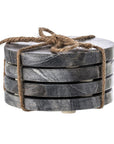Grey Round Marble Coasters