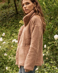 The Mattie High Necky Teddy Jacket