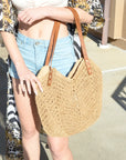 The Yana Straw Beach Bag