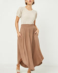 The Lisa Rounded Hem Knit Skirt