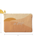 Be Still Small Canvas Pouch designed by Morgan Harper Nichols