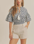 The Walk With Me Tassle Blouse