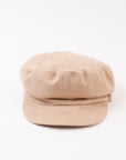 The Vance Vegan Suede Newsboy Cap