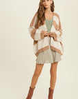 The Polly Striped Open Cardigan