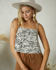 The Liza Animal Printed Cami