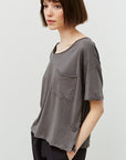 The Jamey Oversized Pocket Tee