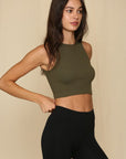 The Emma Seamless Crew Neck Top