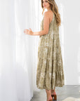 The Victoria Tiered Halter Maxi Dress