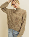 The Meredith Lantern Sleeve Sweater