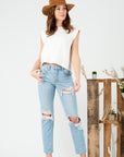 The Lily Padded Muscle Tee
