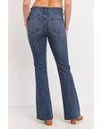 The Athena High Rise Flares by Just Black Denim