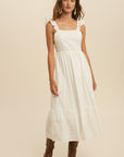 The Selena Eyelet Dress