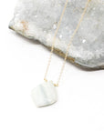 The Green Striped Opal Necklace