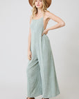 The Zelie Ribbed Low Back Jumpsuit
