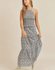 The Walk With Me Smocked Halter Top