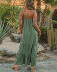 The Tia Tencel Tiered Maxi Dress