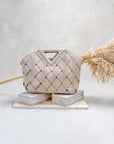 The Irene Woven Crossbody Bag