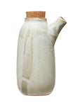 Stoneware Sake Bottle with Cork Lid