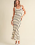 The Avery Striped Long Dress