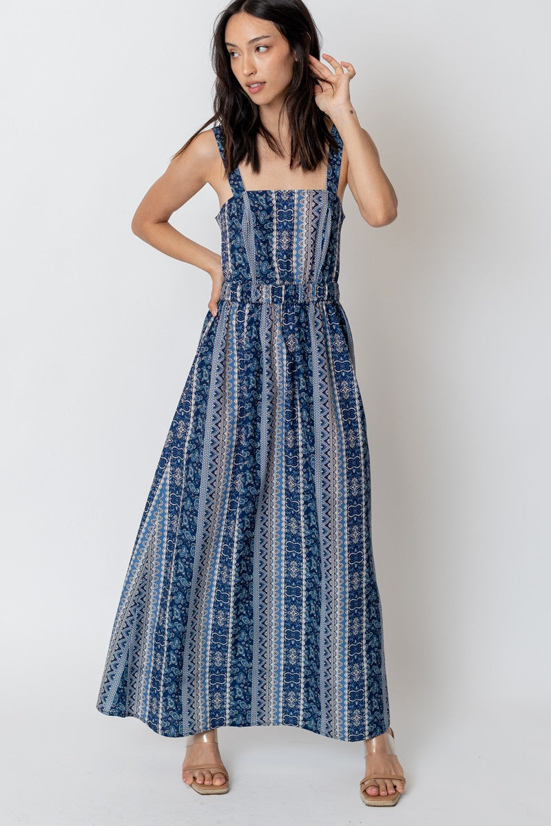 the becca maxi dress The Becca Double Back Tie Dress – Thread + Seed