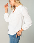 The Becca Ruffle Neck Blouse