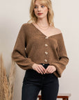 The Bishop Puff Sleeve Cardigan