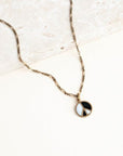 Peace Charm Necklace by Michelle Starbuck Designs