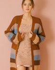 The Brin Striped Cardigan