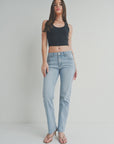 The Bryn Stretch Straight Leg Jeans