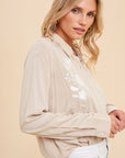 The Cara Embroidered Floral Top