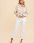 The Cara Embroidered Floral Top