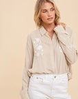 The Cara Embroidered Floral Top