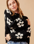 The Distressed Daisy Sweater