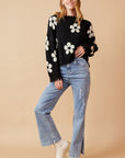 The Distressed Daisy Sweater