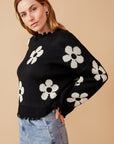 The Distressed Daisy Sweater