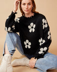 The Distressed Daisy Sweater