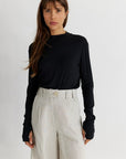The Dara Mock Neck Top