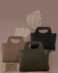 The Dena Vegan Top Handle Bag