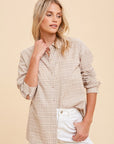 The Donna Stitched Buttondown Top