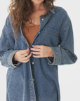 The Madeline Denim Shacket