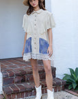 The Edna Patchwork Dress