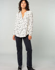 The Eliza Floral Button Front Blouse
