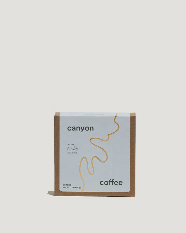 The Ethiopia Gedeb Instant Coffee by Canyon Coffee