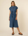 The Mallaury Buttoned Midi Dress by FRNCH