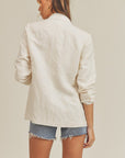 The Boyfriend Linen Blazer