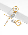 The Zlin Cube Earrings by Aviv Jewelry